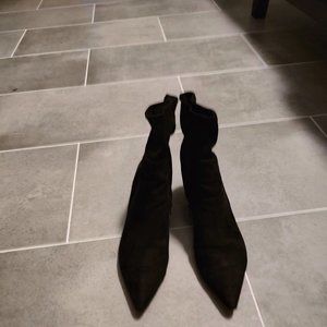 Nine West Black Textile Boots - Size 9